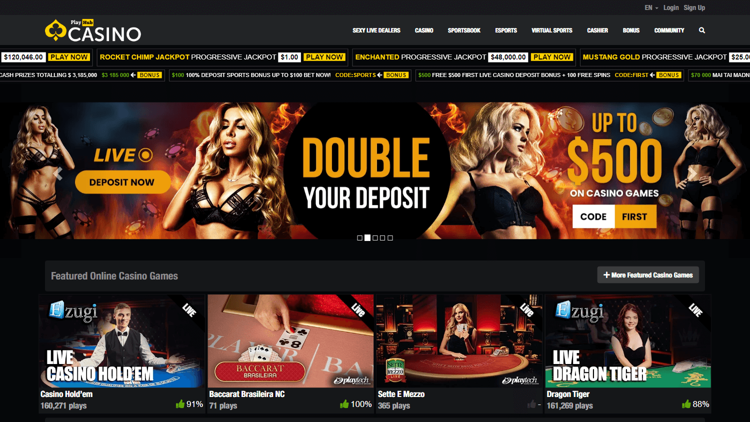 Playhub Casino Desktop screenshot